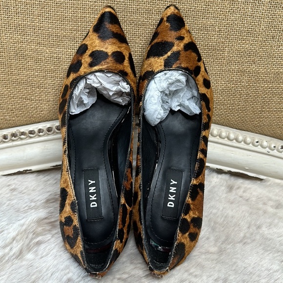 DKNY | Camel Leopard Lexi Pointy Toe Platform Pump - Picture 9 of 15
